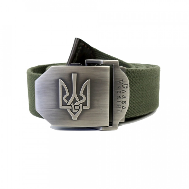 Ремінь Helikon-Tex з гербом України, Olive green M (PS-CUA-CO-02) - зображення 1