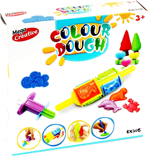 Набір для творчості Mega Creative Colour Dough (5908275168379) - зображення 1