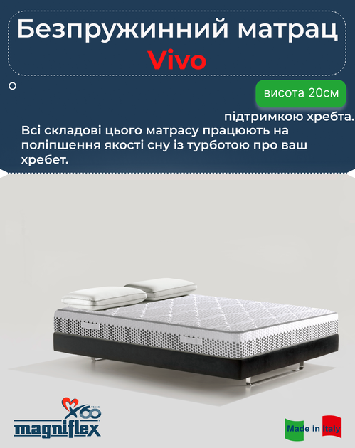 Матрац Magniflex Vivo MX EU 160x200 (Vivo-160X200) - зображення 2