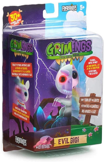 Интерактивная единорог Гримлингс Джиджи WowWee Fingerlings Grimlings - Unicorn Evil Gigi - Фото 5 Интерактивная единорог Гримлингс Джиджи WowWee Fingerlings Grimlings - Unicorn Evil Gigi - изображение 5