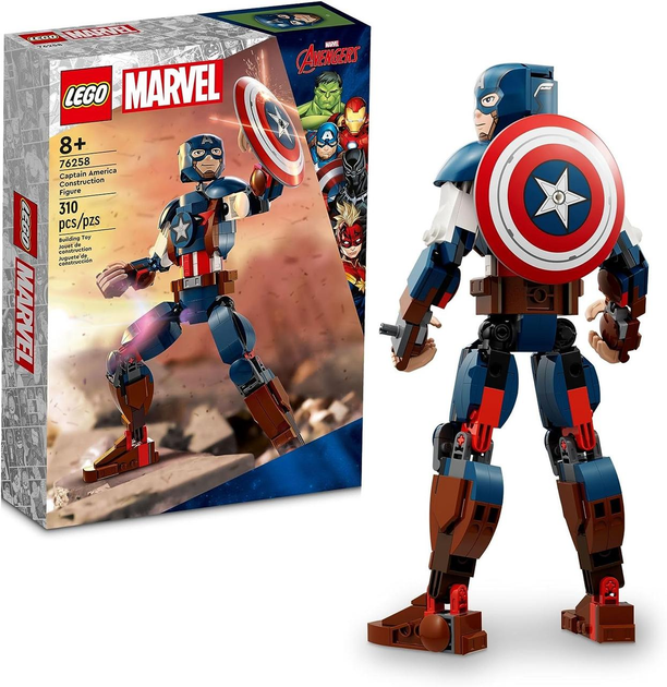 Лего Супергерои Марвел Фигурка Капитана Америка Lego Super Heroes ...