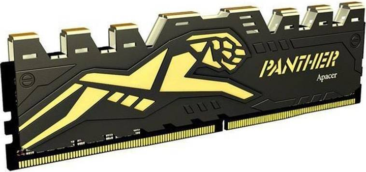 Pamięć Apacer DDR4 Panther Golden 8GB/3200MHz CL16 1.35V (AH4U08G32C28Y7GAA-1) - obraz 1