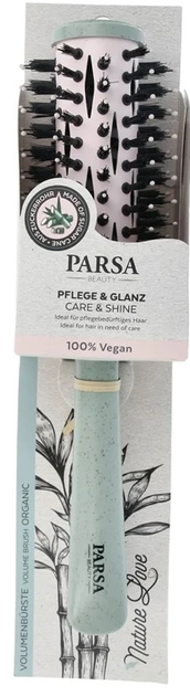 Szczotka do włosów Parsa Beauty Volume Brush Green Organic (4001065897112) - obraz 2