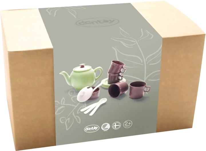Zestaw do herbaty Dantoy Green Garden Tea 16 elementów (5701217047820) - obraz 1