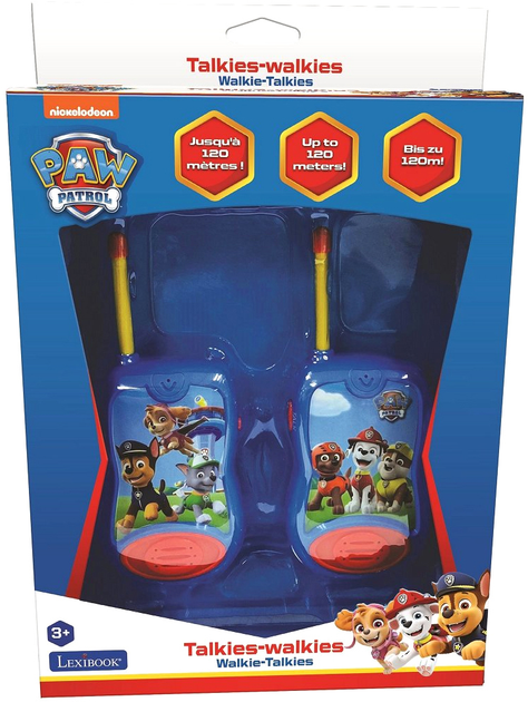 Набір рацій Lexibook Paw Patrol Digital Walkie-talkies 120 м 2 шт (3380743072906) - зображення 1