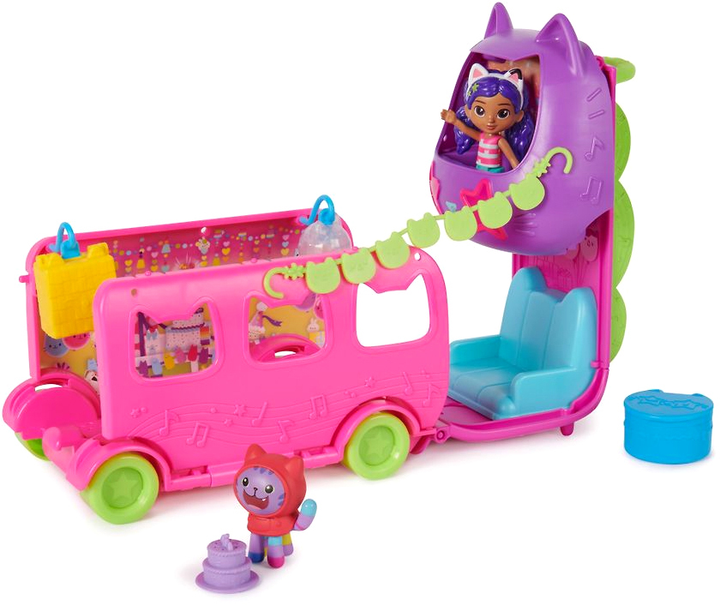 Zestaw do zabawy Spin Master Gabby's Dollhouse Sprinkle Party Bus (0778988495353) - obraz 3