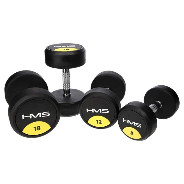 Гантель прогумована HMS HG PRO, 40 кг - Фото 4 Гантель прогумована HMS HG PRO, 40 кг - изображение 4
