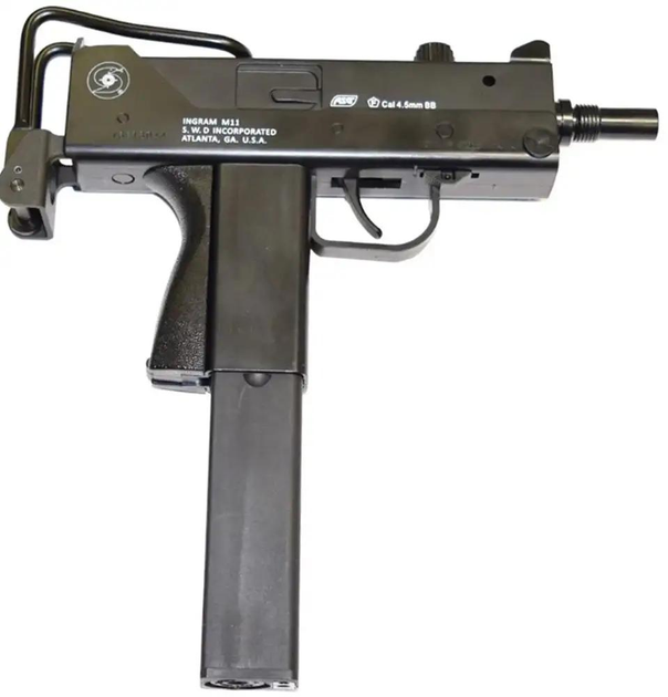 Пістолет-кулемет страйкбольний ASG COBRAY INGRAM M11 кал. 6 мм - зображення 2