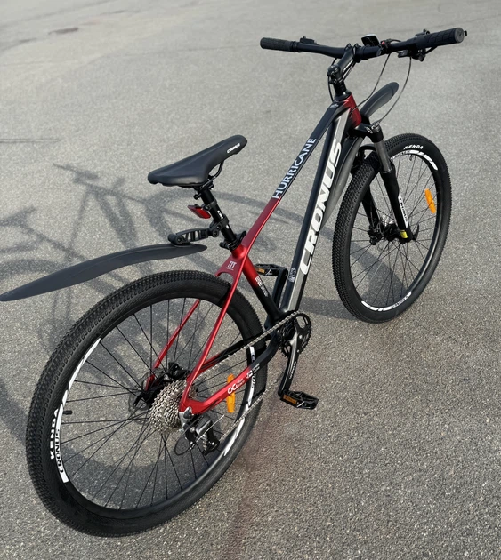 Велосипед Cronus 27,5" Hurricane 2025 Рама-17" black-red - изображение 4