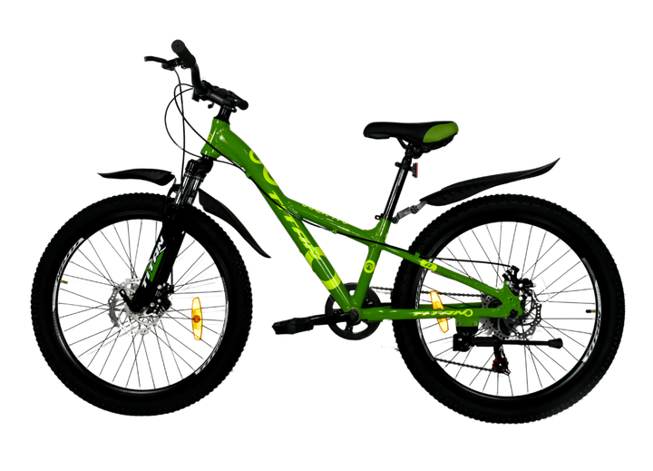 Велосипед Titan 24"Calypso -Рама-11" green-yellow - Фото 3 Велосипед Titan 24"Calypso -Рама-11" green-yellow - зображення 3