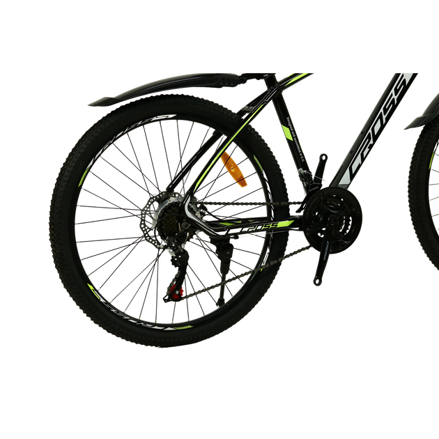 Велосипед Cross 26" Tracker 2025 Рама 17" black-yellow - зображення 4