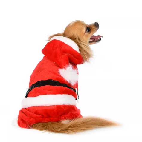 Новогодний костюм для котов и кошек девочек Pet Style "Новогодний" Красный S - Фото 6 Новогодний костюм для котов и кошек девочек Pet Style "Новогодний" Красный S - изображение 6