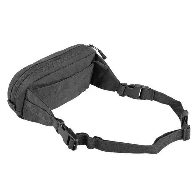 Сумка на пояс Mil-Tec Fanny Pack с креплением Molle черная размер 23х6х12 см - изображение 2