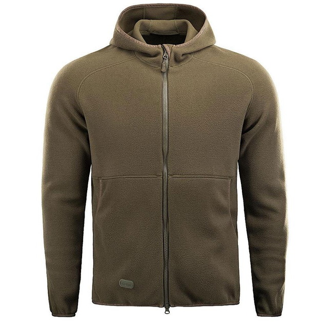 Флисовая кофта M-Tac Lite Microfleece Hoodie с капюшоном олива размер S - изображение 1