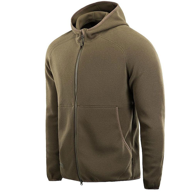 Флісова Кофта M-Tac Lite Microfleece Hoodie з капюшоном олива розмір 2XL - зображення 2