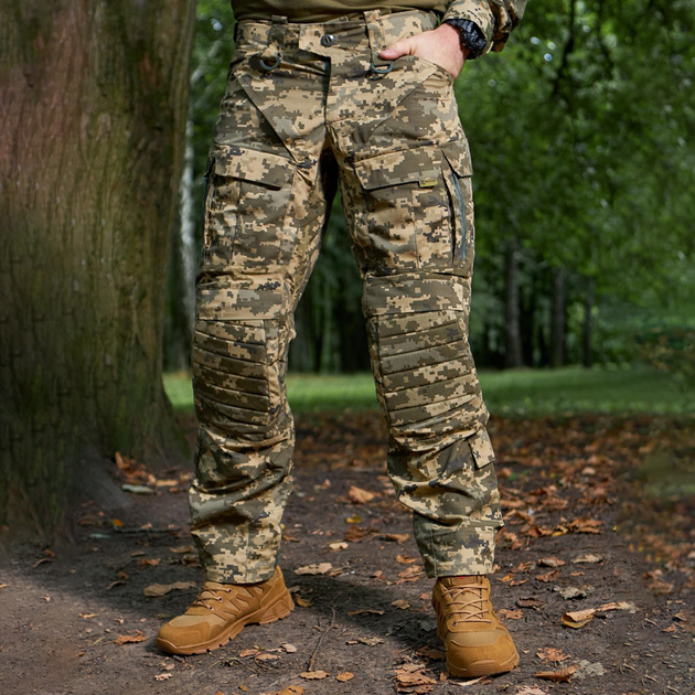 Чоловічі штани "Гетьман" з наколінниками Cordura 1000D піксель розмір M - зображення 1