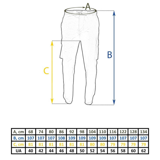 Чоловічі штани джогери ріп-стоп чорні розмір M - зображення 2