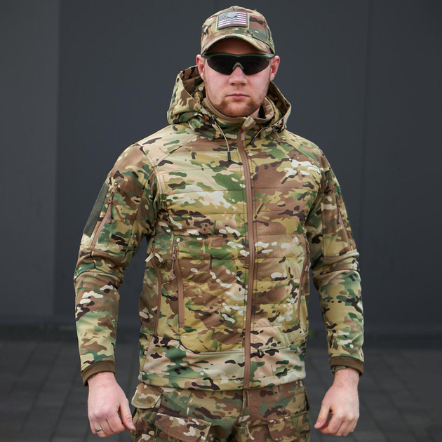 Мужская демисезонная куртка Yinren Gen 5 SoftShell с влагозащитной пропиткой мультикам размер 2XL - изображение 1