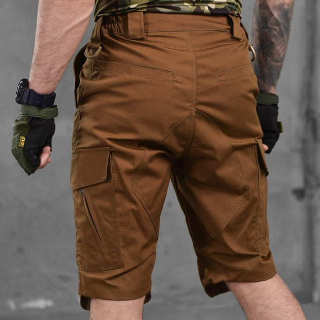 Мужские удлиненные шорты Kalista рип-стоп койот размер 3XL - изображение 2