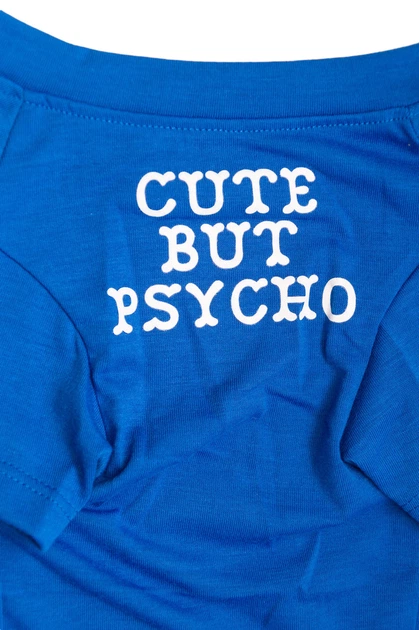 Футболка для котов и кошек Pet Style "Cut But" Синяя XS - изображение 7