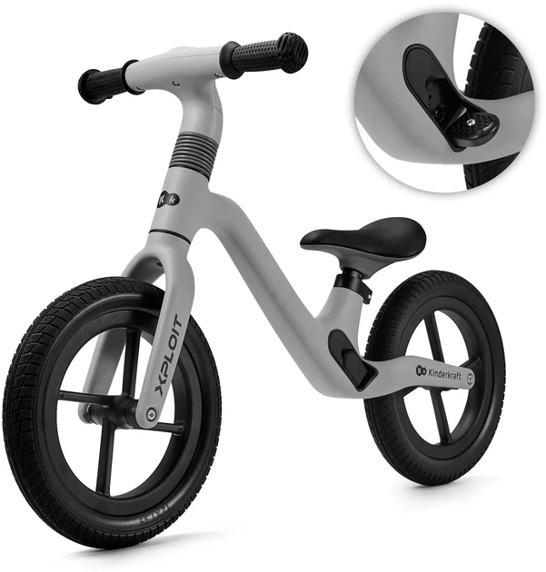 Біговел Kinderkraft Xploit Moontone сріблястий (5902533924981) - зображення 3