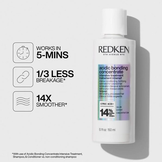 Концентрат для волосся Redken Acidic Bonding Concentrate Intensive Treatment 150 мл (884486493866) - зображення 2