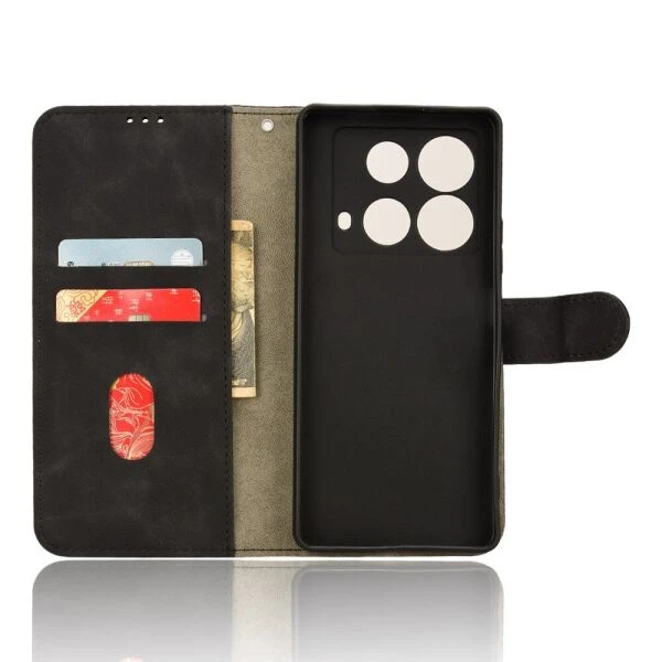Чехол Deexe Classic Wallet для Infinix Note 40 - Black - изображение 4