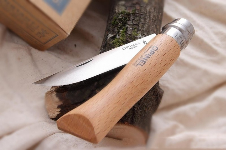 Складной нож Opinel Inox №10 нержавеющая сталь (001255) - изображение 2