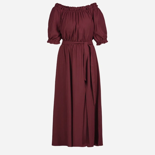 Плаття довге жіноче Karko SA655 42-44 Бордове (5903676027843) - зображення 5