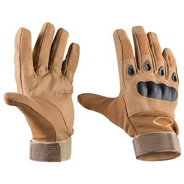 Тактичні рукавички довгі пальці, розмір Pro XL, бежевий. - зображення 1