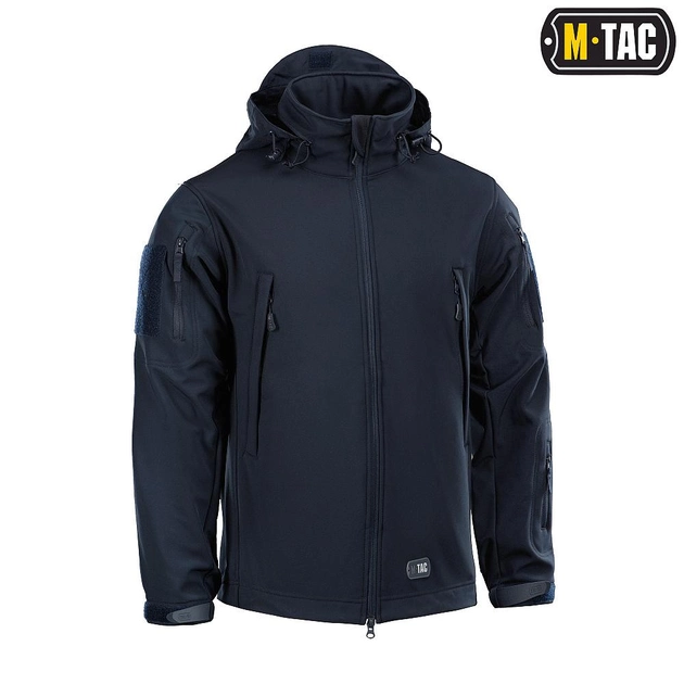 Куртка Soft Shell Navy M-Tac M Blue - зображення 2