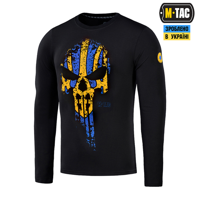 Футболка рукав Месник длинный M-Tac Black/Yellow/Blue 2XL - изображение 1