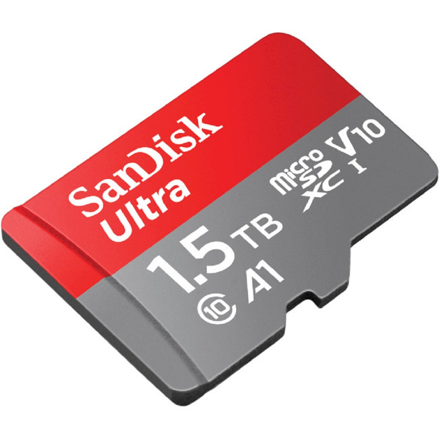 Карта пам'яті SanDisk microSDXC Ultra 1,5TB Class 10 UHS-I A1 до 150 МБ/с (SDSQUAC-1T50-GN6MA) - изображение 1