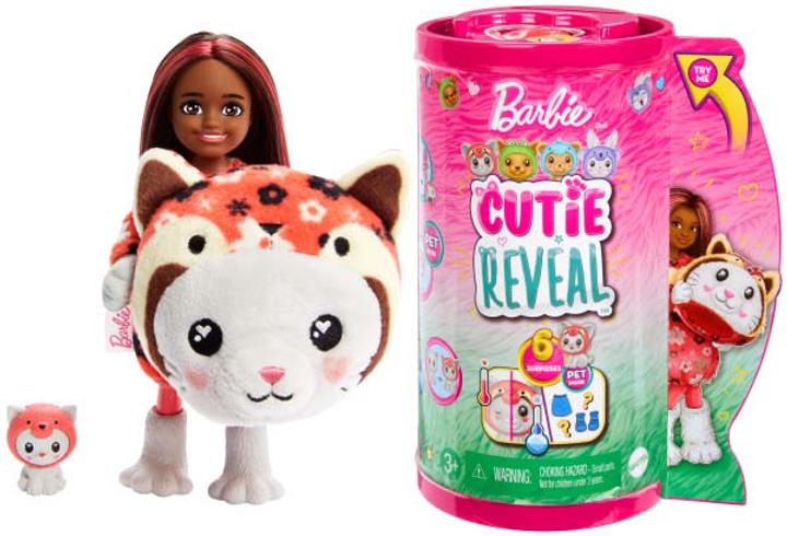 Лялька Mattel Barbie Color Reveal Chelsea Kitten-Panda (0194735178599) - зображення 1