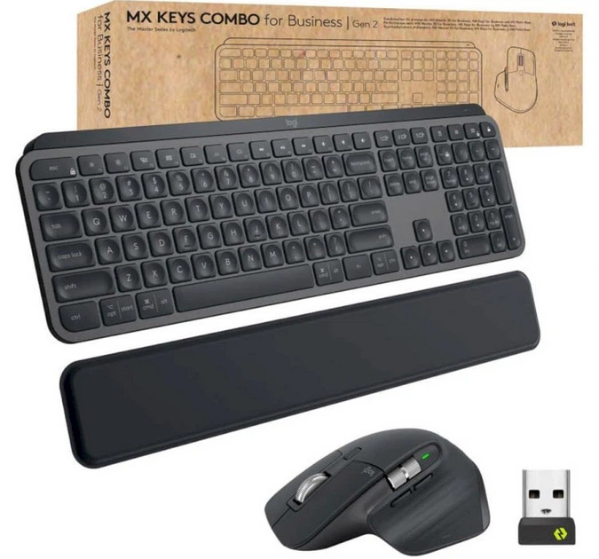 Комплект Logitech MX Keys Combo for Business Gen2 Graphite UA (920