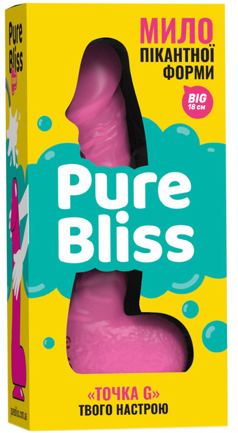 Мыло член Pure Bliss Big dick 18 см Pink (1100816080001) - изображение 2