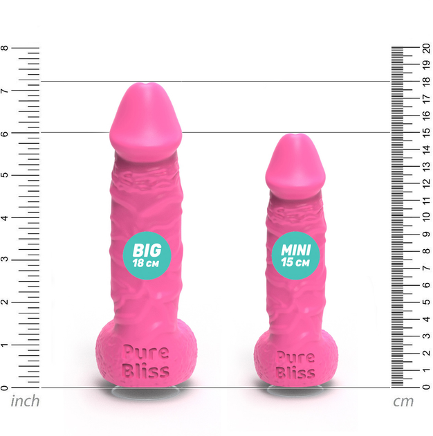 Мыло член Pure Bliss Mini dick 15 см Pink (1100815980005) - изображение 8