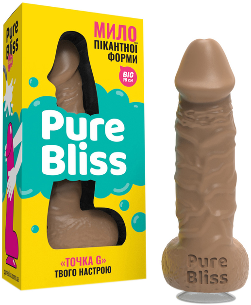 Мыло член Pure Bliss Mini dick 15 см Brown (1100815970006) - изображение 1