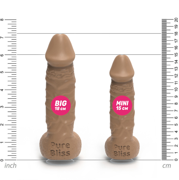 Мыло член Pure Bliss Mini dick 15 см Brown (1100815970006) - изображение 8