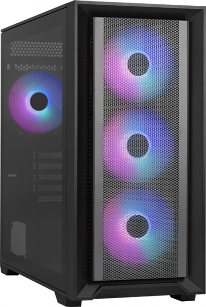 Корпус AeroCool Tern Mini-G-BK-V2 (accs-es04143.11) Black без бп - изображение 1