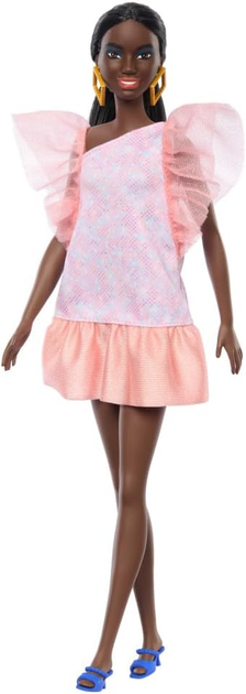 Lalka Mattel Barbie Fashionistas Doll nr 216 Brzoskwiniowa sukienka, 65. rocznica (0194735176847) - obraz 1