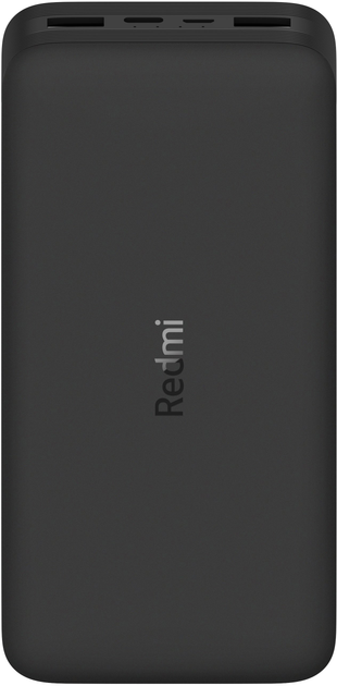 Powerbank Xiaomi Redmi PowerBank 20000 mAh Fast Charge 18W PB200LZM Black (VXN4304GL) (26922/11864739) - Outlet - obraz 1