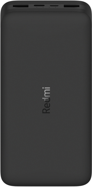 УМБ Xiaomi Redmi PowerBank 20000 mAh Fast Charge 18W PB200LZM Black (VXN4304GL) (26922/11658330) - Уцінка - зображення 1