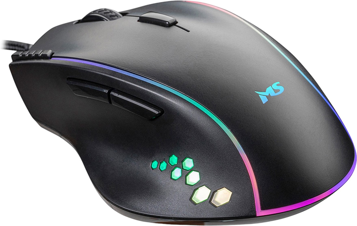 Mysz MS NEMESIS C370 RGB USB Czarny (MSP20053) - obraz 2