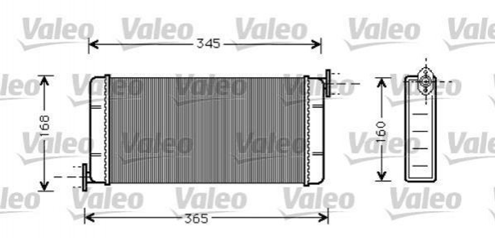 Радиатор печки Valeo 812084 Mercedes C-Class 0028355401, 2018300261, 28355401 - изображение 2