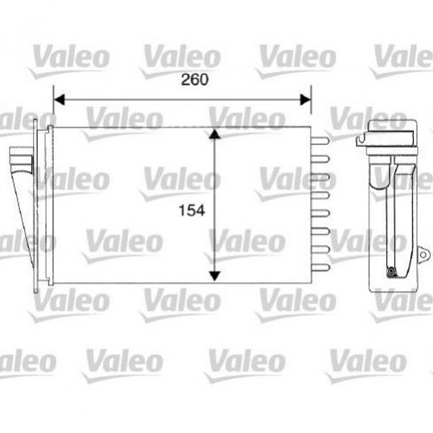 Радиатор печки Valeo 812194 71714180 - изображение 1