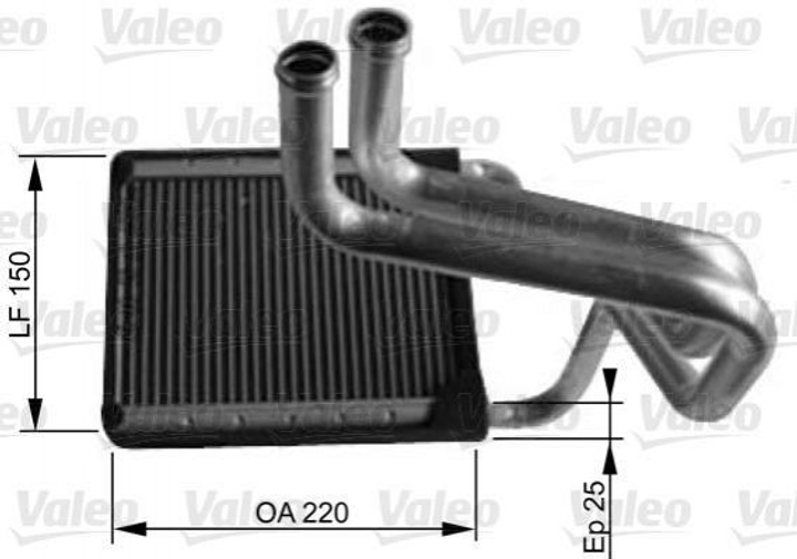 Радиатор печки Valeo 812430 KIA Pro Ceed, Ceed; Hyundai I30 971381H500 - изображение 2