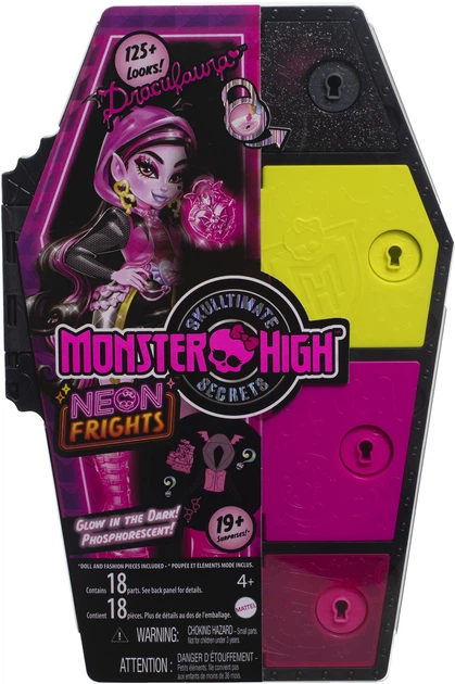 シンデレラ Lalka Mattel Monster High Straszysekrety Draculaura Seria