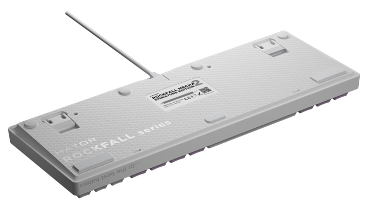 Клавіатура HATOR Rockfall 2 Mecha Signature Edition (HTK-521-WWL) White/Lilac - изображение 5