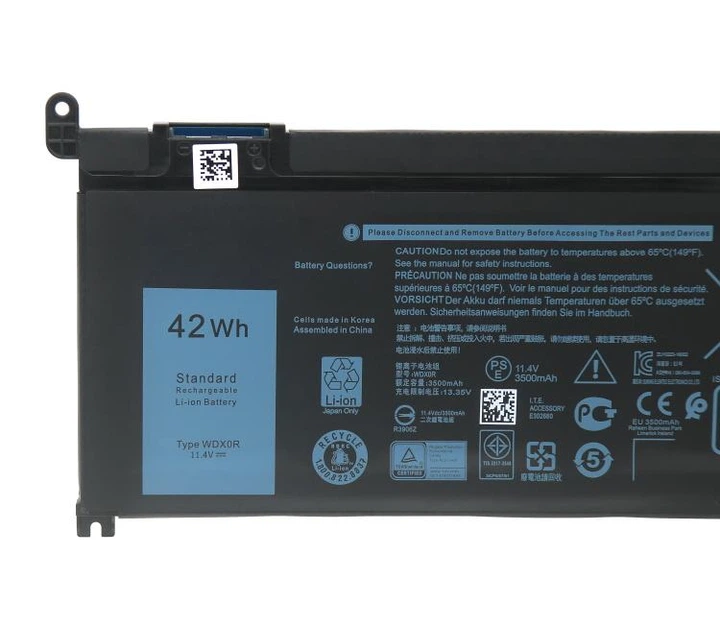 Батарея Dell Inspiron 15 5570, 5575 (P75F) - WDX0R (11.4V 42Wh